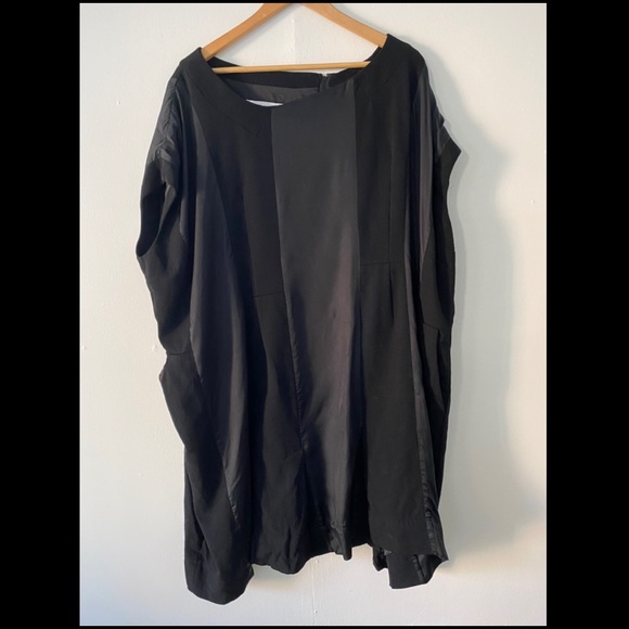 H&M x MAISON MARGIELA Sleeveless Wool Black Dress - Picture 2 of 7